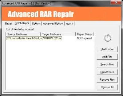Free Download Advanced RAR Repair 1.2 Full Version | Yanst3r | Free ...